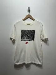 ナイキ 白 グラフィック 半袖 Tシャツ L