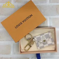 LOUIS VUITTON ダミエ アズール キーホルダー バッグチャーム レディース ルイヴィトン