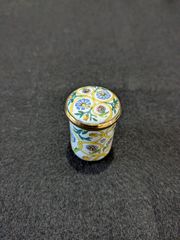 HALCYON DAYS ハルシオンデイズ 花柄 小物入れ ピルケース 箱付き