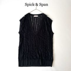 タグ付 2025 人気 Spick & Span メッシュリネンルーズプルオーバー