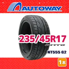 【AUTOWAY】 新品 235/45R17 サマータイヤ NITTO NT555 G2 17インチ １本売り 夏タイヤ オートウェイのサムネイル