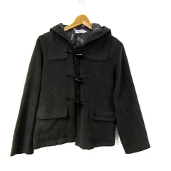 ブルークロス ダッフルコート ショート丈 アウター キッズ 女の子用 Lサイズ グレー BLUE CROSS 【中古】のサムネイル