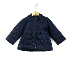 グリーンレーベルリラクシング 中綿ジャケット ジャンパーアウター ベビー 女の子用 95サイズ ネイビー green label relaxing 【中古】のサムネイル