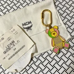 MCM エムシーエム くま　ベア メタル チャーム　キーホルダー　bear keychain 美品のサムネイル
