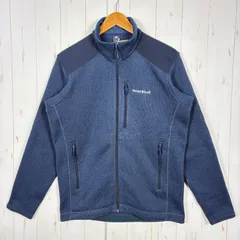 📦️Men's M ネイビー系 Montbell ( モンベル ) クリマプラス ニット ジャケット Climaplus Knit Jacket ポリエステル ウェア トップス アウター ジャケット フリース z00055367  フリース