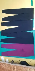 レギンス ブラック//パープル ブラトップ 5枚 m