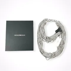 EMPORIO ARMANI / ボーダーテキスタイルネックレス 未使用品 箱付のサムネイル