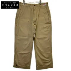 N.Hoolywood　エヌハリウッド　2242-PT23-028-W ベージュ × BIG MAC PANTS テーパードシルエット チノパンツ ダブル仕様　42のサムネイル