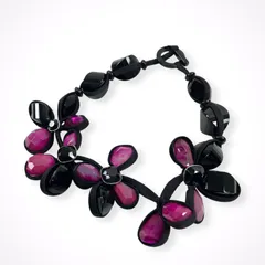GIORGIO ARMANI / ストーンフラワーネックレス 箱付 参考定価：150,000程度のサムネイル