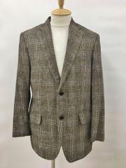 エトロ テーラードジャケット ETRO サイズ54 ベロア グリーン カーキ