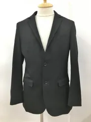 バーバリーブラックレーベル BURBERRY BLACK LABEL テーラードジャケット M ブラック 2503WR068