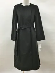 ロイヤルパーティー ROYAL PARTY ロングコート F ブラック ベルト付き 未使用 2506WT066
