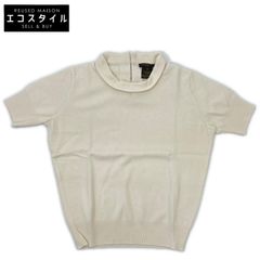 LOUIS VUITTON カシミヤ シルク ギャザースリーブニット LV金具 - メルカリ