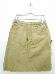 スナオクワハラ sunao kuwahara スカート 台形 ひざ丈 カットオフ コットン M ベージュのサムネイル