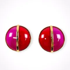 GIORGIO ARMANI / サークル2トーンイヤリング 箱付 参考定価：55,000程度のサムネイル