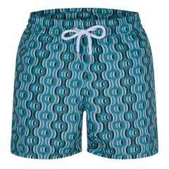 Frescobol Carioca Men's Swim Shorts - Camada Swim Shorts - Teal