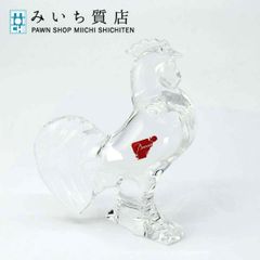 置物 Baccarat バカラ 干支 ニワトリ 酉 鶏 クリスタル フィギリン