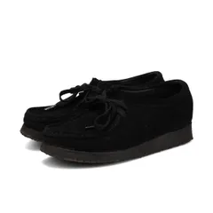 CLARKS WALLABEE W's BLACK SUEDE UK4.5/US7 23.5cm