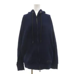 ミッシェルクラン MICHEL KLEIN パーカー 46 紺 ネイビー フード付き ジップアップ 長袖 /SC ■ECF003のサムネイル