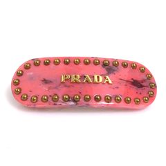 PRADA ヘアピン バレッタ ラインストーン ヘアアクセ - メルカリ