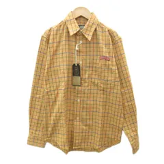 セブンティーフォー SEVENTY FOUR カジュアルシャツ 長袖 S マルチカラー オレンジ チェック柄 長袖 /HO41 ■ECA002のサムネイル