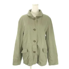 ゴールデンベア GOLDEN BEAR ジャケット 上着 LL 緑 カーキ 丸襟 長袖 フラップポケット /AO6 ■ECA004のサムネイル
