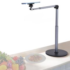 【Brand New】lapset Magnetic Smartphone Stand - Overhead Shot, Magnetic Overhead Shot Smartphone Stand, Directly Above Shot, Close-up Shot, Tabletop Tripod Arm, Height Adjustable, Extendable, 360 Degree Rotation, Live Streaming, Cooking Videos, Compatible with iPhone/Android, 71569da6