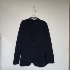 PRADA 2010 ヴァージンウール 軽量 テーラードジャケット グレー 44