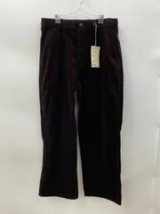 無印良品 MUJI コーデュロイワイドパンツ L ダークブラウン 未使用 2602WS205