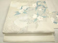 反物】 振袖用反物 浅葱色 青系 絞り 刺繍 R1800 - メルカリ