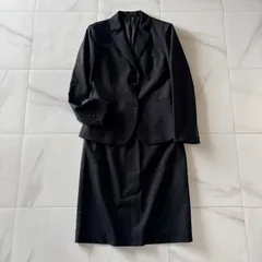 THE SUIT COMPANY  ジャケット　38サイズ　スカート　40サイズ　黒　ブラック　テーラード　ビジネス　レディースのサムネイル