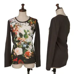 ヴィヴィアンウエストウッド レッドレーベルVivienne Westwood Red Label フローラルプリントカットソー 茶マルチ2のサムネイル