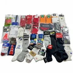★ 新品未使用 スポーツ ソックス 靴下 大量 まとめ商品 adidas NIKE  mizuno  PUMA  umbro 他 サッカー ランニング サイズMIX 現状品 2.5kg