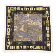 希少】ジャンポール・ゴルチエ Jean Paul Gaultier総柄ハンカチ - メルカリ
