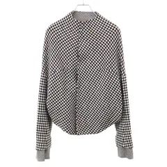 Yohji Yamamoto FEMME ヨウジヤマモト ファム 2003AW ハウンドトゥース サークルショートジャケット FU-J17-142 ブラック ホワイト 1のサムネイル
