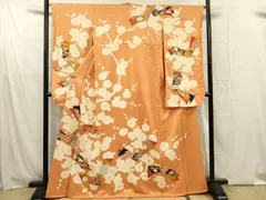 平和屋着物■小振袖　二尺袖　駒刺繍　吉祥花文　枝梅　正絹　逸品　DABG1621yaのサムネイル