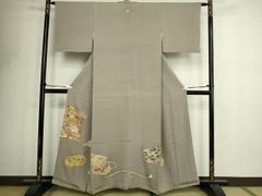 平和屋着物◎六通柄袋帯 唐織 正倉院花文 金糸 正絹 逸品 CAAT8715kb