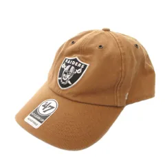 カーハート carhartt ×47ブランド NFL ラスベカスレイダース コラボ CLEAN UP SNAPBACK CAP 帽子 キャップ ロゴ 茶 ブラウン /FFのサムネイル