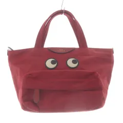 アニヤハインドマーチ ANYA HINDMARCH EYES ナイロントートバッグ UNITED ARROWS別注 ハンドバッグ ロゴ 赤のサムネイル