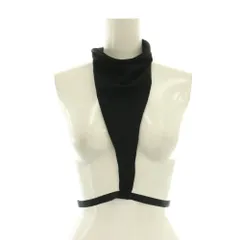 ヘルムートラング HELMUT LANG ニットネックピース ワンカラー ウール F 黒 ブラック タグ付き /BB ■GY62のサムネイル