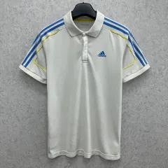 95 アディダス メンズ 機能性 半袖 カラーTシャツ