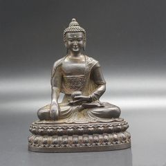 骨董 仏像 古銅 青銅 釈迦如来風 触地印 アンティーク R8SA420 - メルカリ