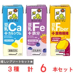 キッコーマン 豆乳＋シリーズ3種アソートセット（各2本）のサムネイル