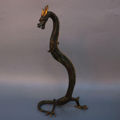 古銅 昇龍置物 約2.1kg 時代物 唐物 中国古玩 細密細工 WWST088 古銅 昇龍置物 約2.1kg 時代物 唐物 中国古玩 細密細工 WWST088 - メルカリ