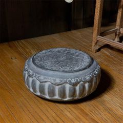 台座のみ 立像用#684 円型 ◇白檀 木彫 仏像付属品 - メルカリ