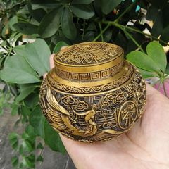 A-1404 中国古銭 胭脂盒 龍鳳小墨盒 骨董品 A-1404 中国古銭 胭脂盒 龍鳳小墨盒 骨董品 - メルカリ