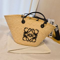 ロエベ LOEWE カゴバック ニコちゃん スマイル 大 スマイリー 巾着
