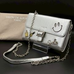 未使用品⭐️　サロンドアルファード チェーンウォレット ルクーチェ スマイリー 視線で遊ぶ余裕】 SALON DE ALFURD チェーンウォレット ルクーチェ