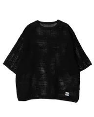 ARMY TWILL アーミーツイル COTTON MESH TEE AM-2613002 BLACK コットンメッシュティー ミリタリーのサムネイル