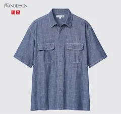 UNIQLO & JW UNIQLO JW Kinloch Anderson シャンブレー オーバーサイズ ワークシャツ L 105